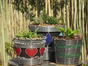 Wire pots - Indigenous Plant Nursery