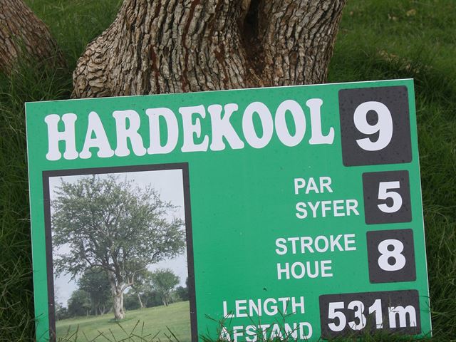 Hardekool Combretum imberbe name of golf hole Hardekool